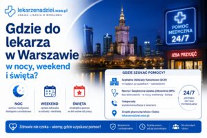 Gdzie do lekarza w Warszawie w nocy, weekend i święta