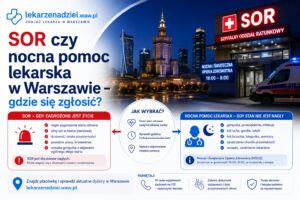 SOR czy nocna pomoc lekarska w Warszawie